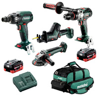 Metabo 18V 4 Piece Brushless Combo 5.5ah Set MET18BL4SB2HD5.5EU AU68403150