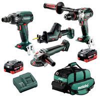 Metabo 18V 4 Piece Brushless Combo 5.5ah Set MET18BL4SB2HD5.5EV AU68403250