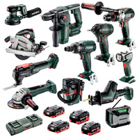 Metabo 18V Brushless 12 Piece 4.0/5.5ah Set MET18MX12LB4HD455BT AU69000180