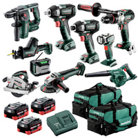 Metabo 18V 10 Piece Brushless Combo 5.5ah MET18MX10LB3HD5.5GS AU69000210