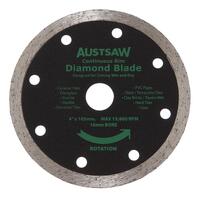 Austsaw 103mm (4") Diamond Blade Continuous Rim - 16mm Bore AUDIA103C