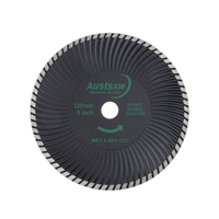 Austsaw 125mm (5") Diamond Blade Super Turbo Wave - 22.2mm Bore AUDIA125T