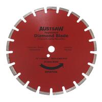 Austsaw 350mm (14") Diamond Blade Segmented Asphalt - 25.4/20mm Bore AUDIA350A