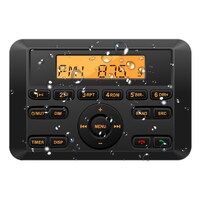 Axis 12/24V Water/Dustproof AM/FM USB Stereo Receiver w/ Bluetooth