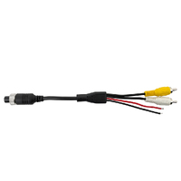 Axis 4 Pin Fem to 2 RCA Male