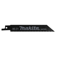 Makita No:21 120mm 24tpi Reciprocating Blade HSS (2pk) B-00804