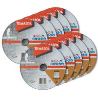 Makita 180mm Thin Cut-off Wheel/Stainless (10 Pack) B-12267-10