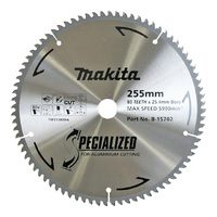 Makita 255mm x 25.4mm x 80t Aluminium TCT Saw Blade B-15702