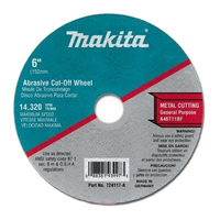 Makita Elite Thin Cut Off Wheels 125mm B-18150