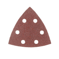 Makita Multitool 100# Grit Sand Paper / Hook & Loop / Red Long Life (10pk) B-21587