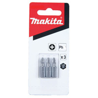 Makita PH0 x 25mm Screwdriver Bit (3pk) B-23771
