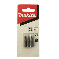 Makita PZ3 x 25mm Screwdriver Bit (3pk) B-23830