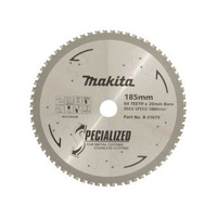 Makita 185mm x 20mm x 64t 304 Grade Stainless Steel TCT Saw Blade B-31675