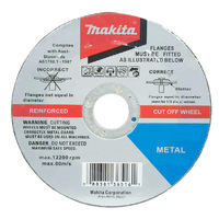Makita 125 x 1.6 x 22.23mm - Metal Cutting Disc Long Life A46U-BF (10pk) B-35449-10
