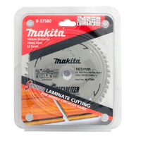 Makita 165mm x 20mm x 52t Laminate TCT Saw Blade B-37580