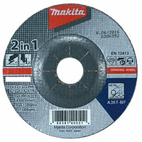 Makita 115mm x 3.2 x 22.23mm Grind and Cut Off Wheel B-38473