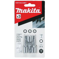 Makita 3 Piece 1/4" 5/16" 3/8" x 48mm Magnetic Nutsetter Set B-38847