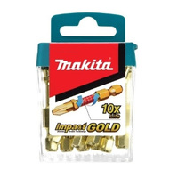 Makita SQ2 x 25mm Impact Gold Torsion Screwdriver Bit (15pc) Flip Top Case B-39556