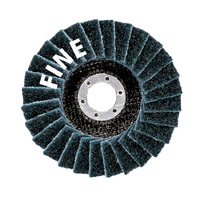 Makita 100 x 16mm Surface Conditioning Flap Disc - Fine Blue - Angled B-40733