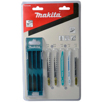 Makita 10 Piece Combination Super Express Jigsaw Blade Set in Case (Bayonet Type) B-44426