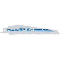 Makita 152mm 6-8tpi Reciprocating Blade TCT for Wood / Nails / Metal 5-100mm B-49834