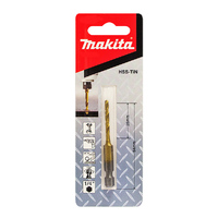Makita HSS-TIN Metal Drill Bit 3.3 x 70mm 1/4 Hex B-50902