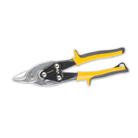 S&R Tin Snips 250 mm / 9.8 Aviation Straight Cut Made of Cr-Mo Steel For Cutting Metal Sheets Metal Shears/Cutters