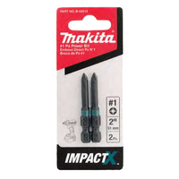 Makita Impact-X PZ1 x 50mm Driver Bit (2pk) B-69515