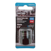 SURETORQ 5/8" (16mm) x 3/8" SQ Dr Impact Bolt & Nut Extractor Socket 04400110