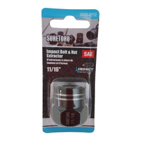 SURETORQ 11/16" x 3/8" Square Drive Impact Bolt & Nut Extractor Socket 04400112