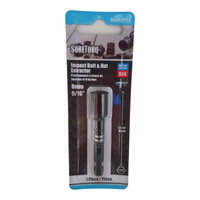 SURETORQ 5/16 (8mm) x 1/4"Hex Shank Impact Bolt & Nut Extractor Socket 04400116
