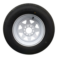 13x4.5" Ford HT Holden Wheel Rim and 165R13c LT Tyre White Trailer Caravan Boat