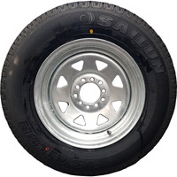 14x6" Ford / Holden HT 0P Wheel Rim and 185R14c LT Tyre GALV Trailer Caravan Boa