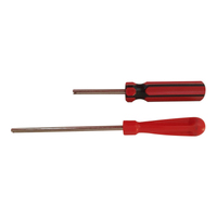 2 x Tyre Valve Core Remover Screwdriver (Standard + Long Length)