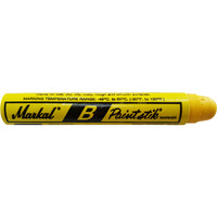 Markal B Box of 12 Paintstik Dymark Tyre Crayon / Chalk / Paint Stick Yellow