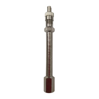 Metal Tyre Valve Extension 77mm Chrome WHGAMEX77
