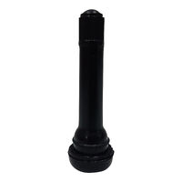 50 x GTS TR418 Long Snap-in Rubber Tubeless Tyre Valve for Hub Caps Unassembled