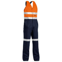 Taped Hi Vis Action Back Overall Orange/Navy Size 77 REG