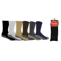 Bamboo Charcoal Health Socks Size Mens 4-6 Womens 6-8 Colour Black/Grey