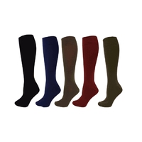 Bamboo Fine Knit Knee High Socks Size Womens 6-8 Colour Black