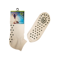 Bamboo Yoga Grip Socks Size Mens 4-6 Womens 6-8