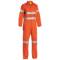 Taped Hi Vis Drill Coverall Orange Size 74 LNG