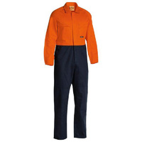 Bisley Hi Vis Drill Coverall