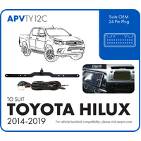 PARKSAFE Toyota HILUX Reversing Camera 2014-19