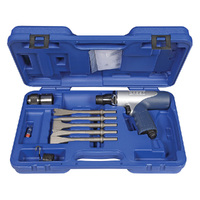 Basso Air Hammer Kit c/w 5 Chisels in Case BHA67A1 