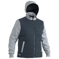 Bisley Flx & Move Contrast Puffer Fleece Hooded Jacket