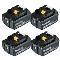 Makita 18V 6.0Ah Lithium Battery with Charge Indicator 4 Pack BL1860B-L-4