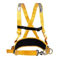B-Safe Miners Belt with Hi-Vis Shoulder Straps Clip Front Buckle BM02000