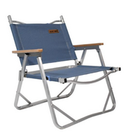 Sundowner Aluminium Folding Chair Camping Beach - (Captains Blue)
