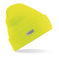 DENTS THINSULATE Pull On Beanie Winter Warm Ski Knit Thermal Insulated Hat - Fluro Yellow